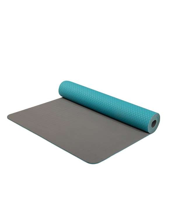 Yate Yoga Mat dvouvrstvá, sv.modrá, 173 x 61 x 0,6 cm